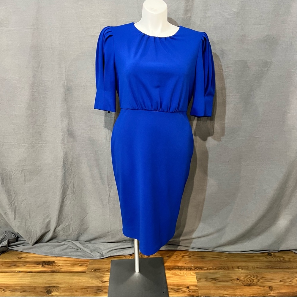 Calvin Klein Royal Blue Asymmetrical Dress